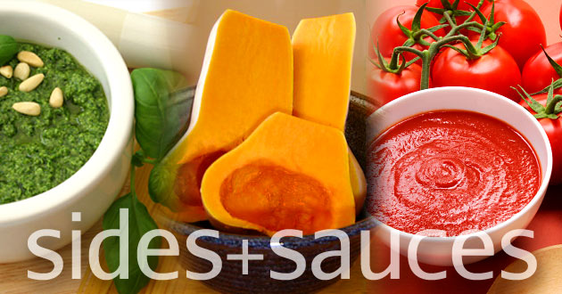 Sides and sauces recipes using local & organic ingredients